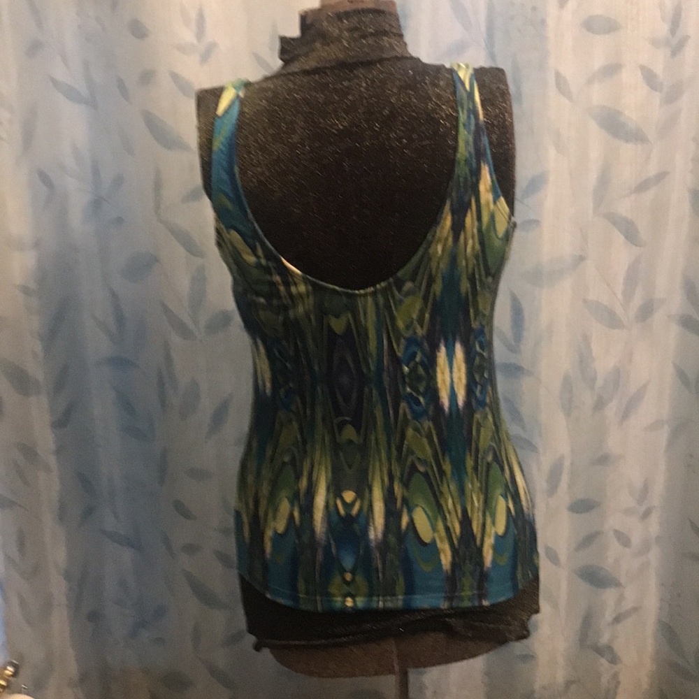 Jazzercise Athletic Top With Built-In Shelf Bra - image 2